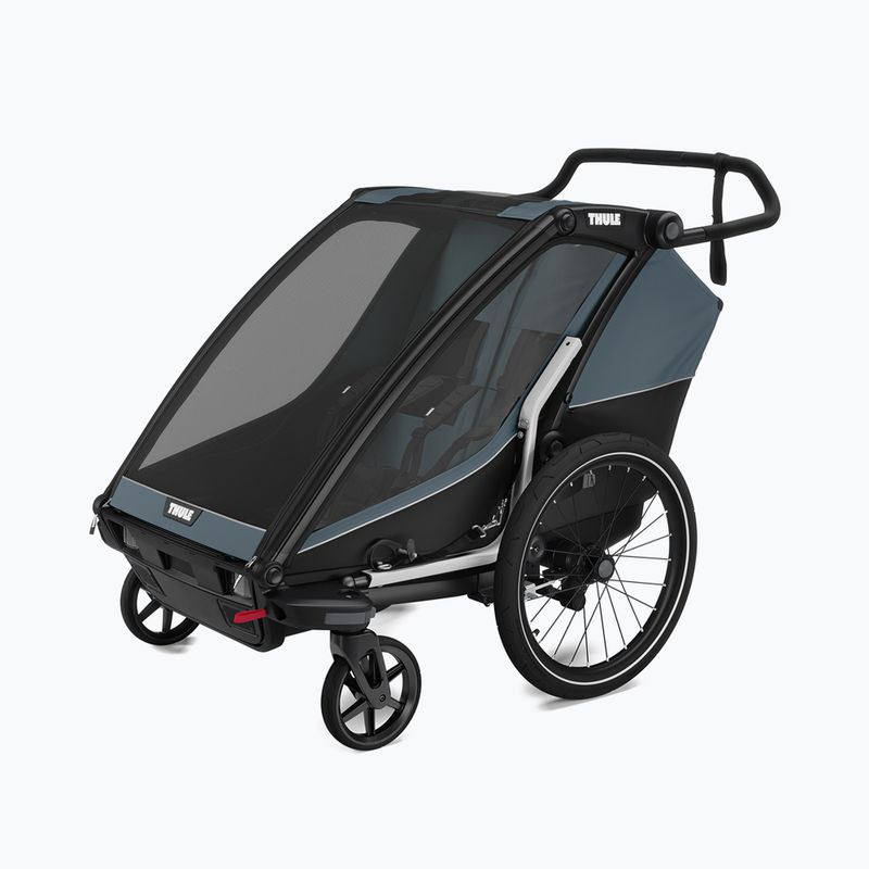 Причіп велосипедний 2-місний Thule Chariot Cab dark slate 13