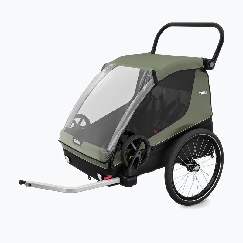 Причіп велосипедний Thule Courier vintage green 3