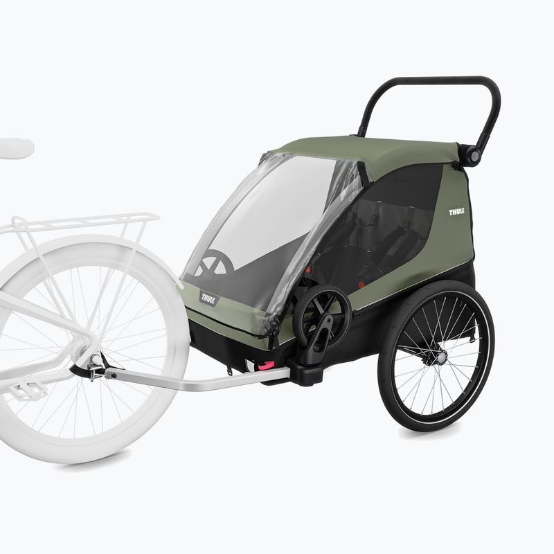 Причіп велосипедний Thule Courier vintage green 4