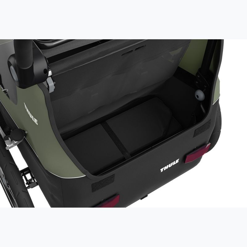 Причіп велосипедний Thule Courier vintage green 6