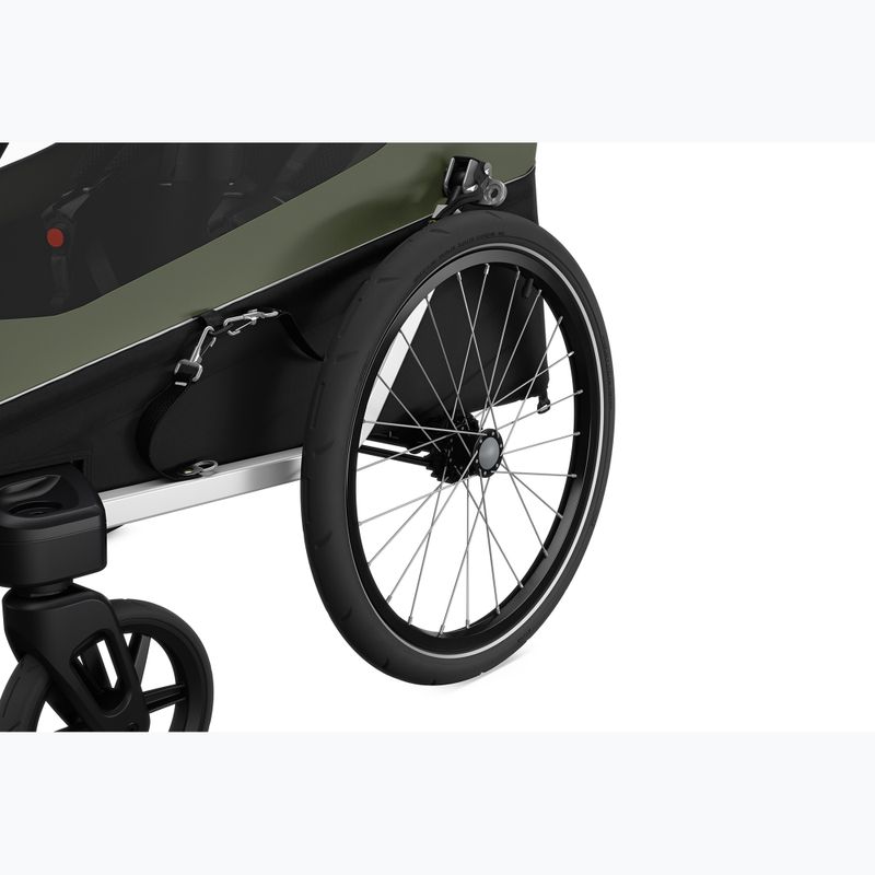 Причіп велосипедний Thule Courier vintage green 7