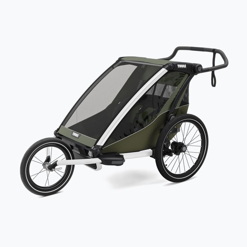 Причіп велосипедний Thule Chariot Lite Double vintage green 4