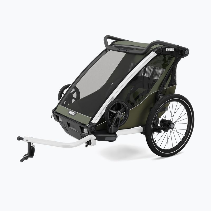 Причіп велосипедний Thule Chariot Lite Double vintage green 5