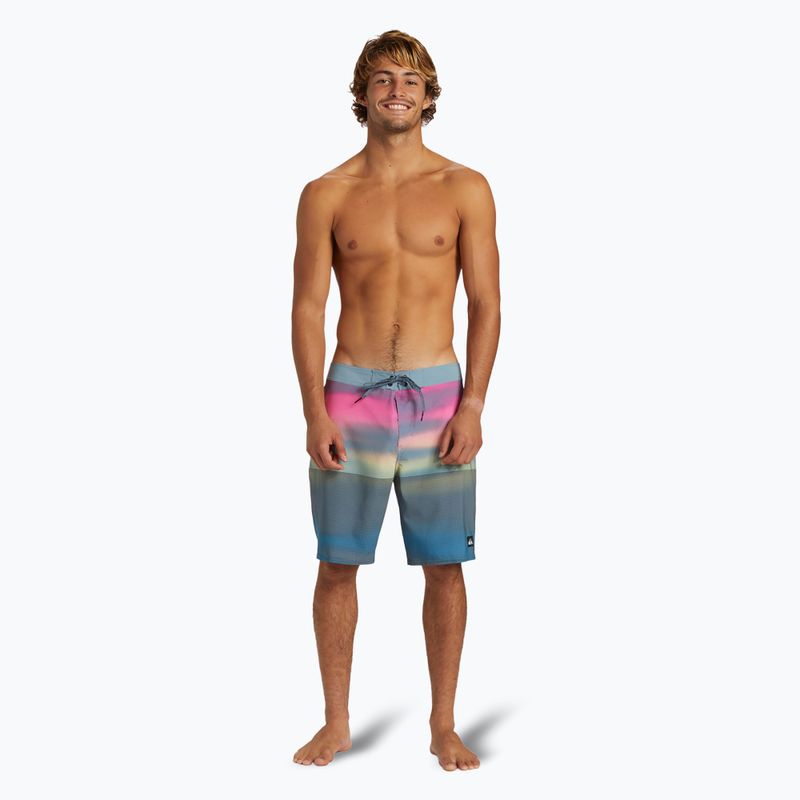 Шорти для плавання чоловічі Quiksilver Highline Straight Leg 19" Prism Pink 2