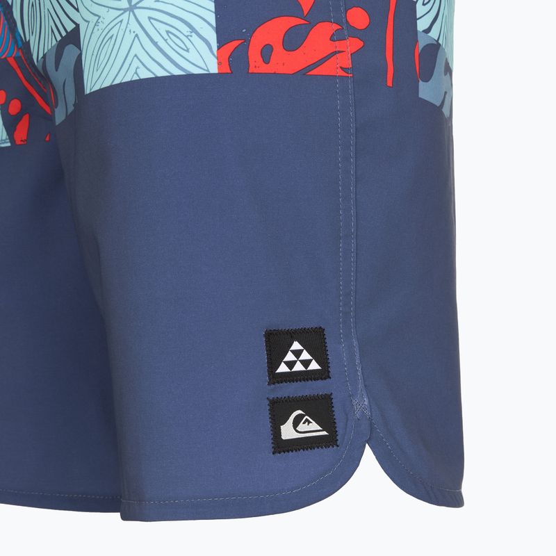 Шорти для плавання чоловічі Quiksilver Surfsilk Hawaii Blocked 19" Crown Blue 4