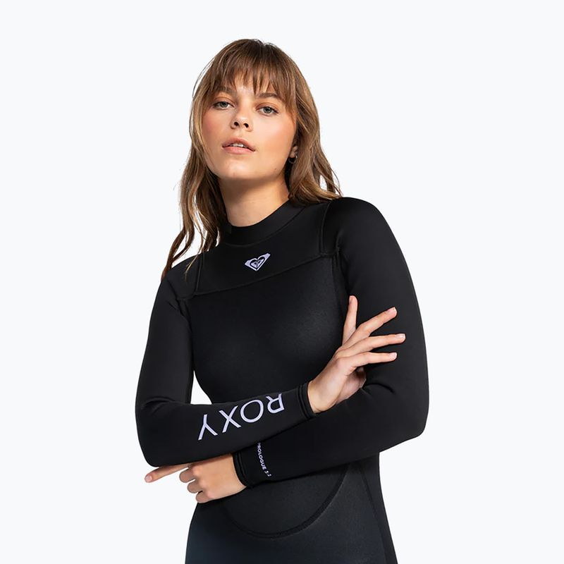 Гідрокостюм жіночий ROXY 3/2 мм Prologue Back Zip Flock black 4