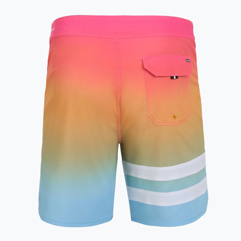 Шорти для плавання чоловічі Hurley Phantom Block Party 18" nectarine 2 2