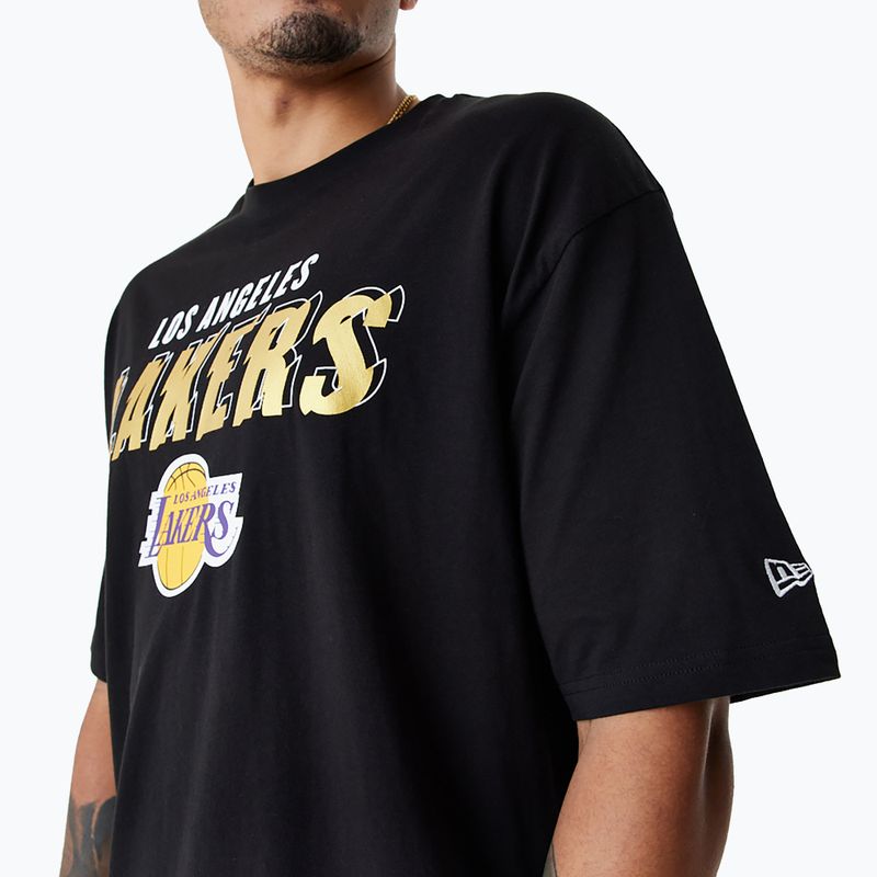 Футболка чоловіча New Era Team Script OS Tee Los Angeles Lakers black 5