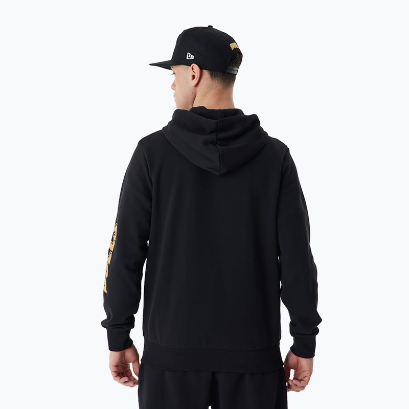 Кофта чоловіча New Era Team Script FZ Hoody Chicago Bulls black 2