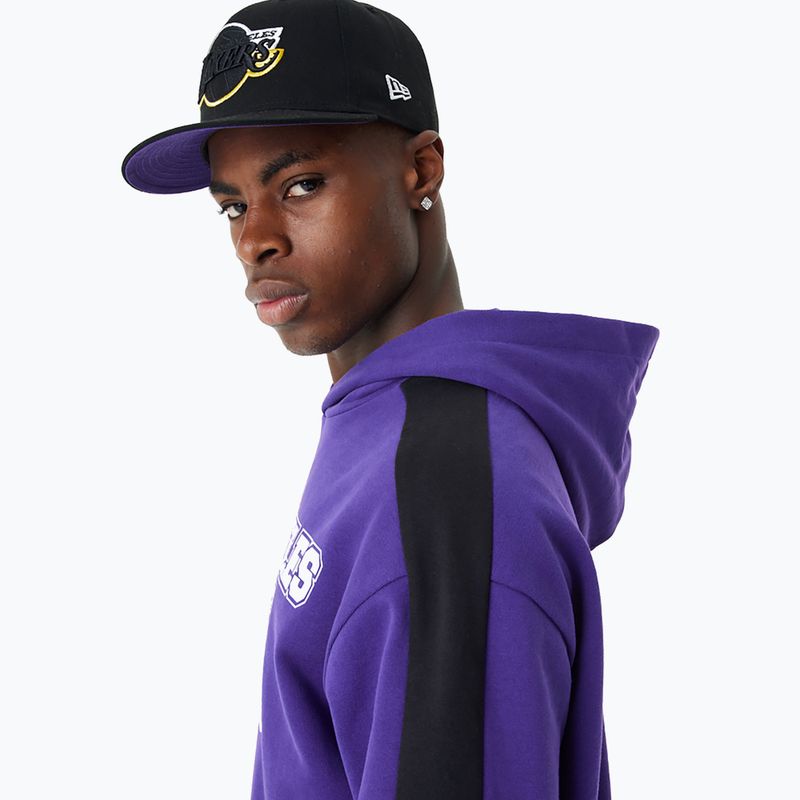 Кофта чоловіча New Era NBA Large гraphic OS Hoody Los Angeles Lakers purple 5