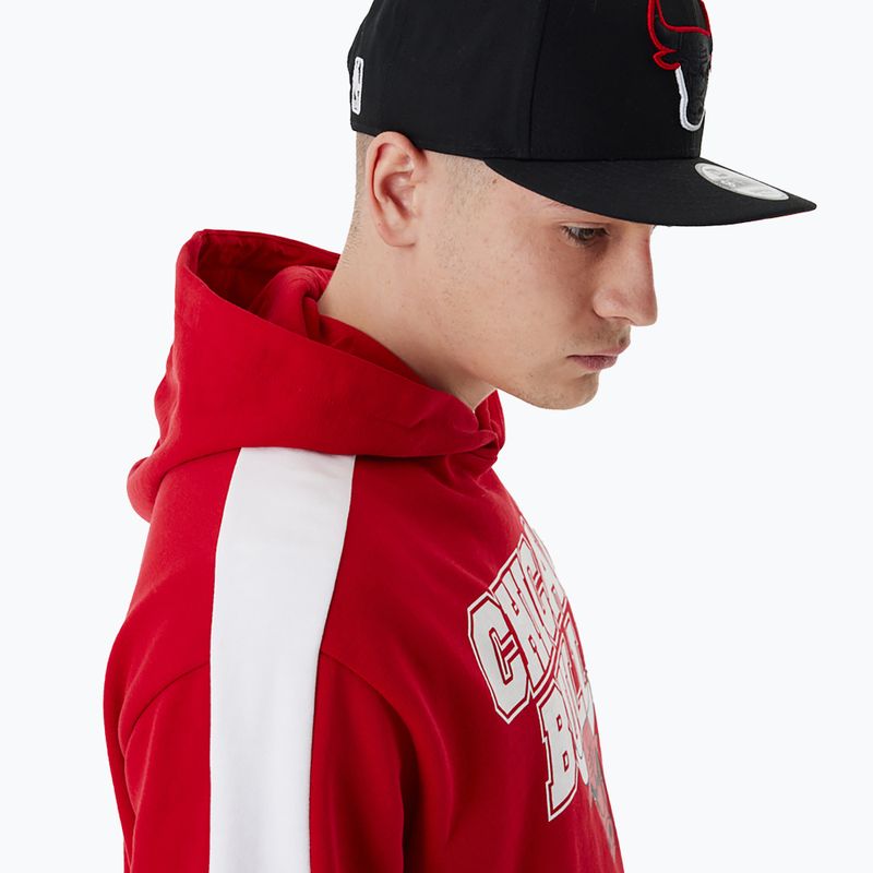 Кофта чоловіча New Era NBA Large гraphic OS Hoody Chicago Bulls red 5