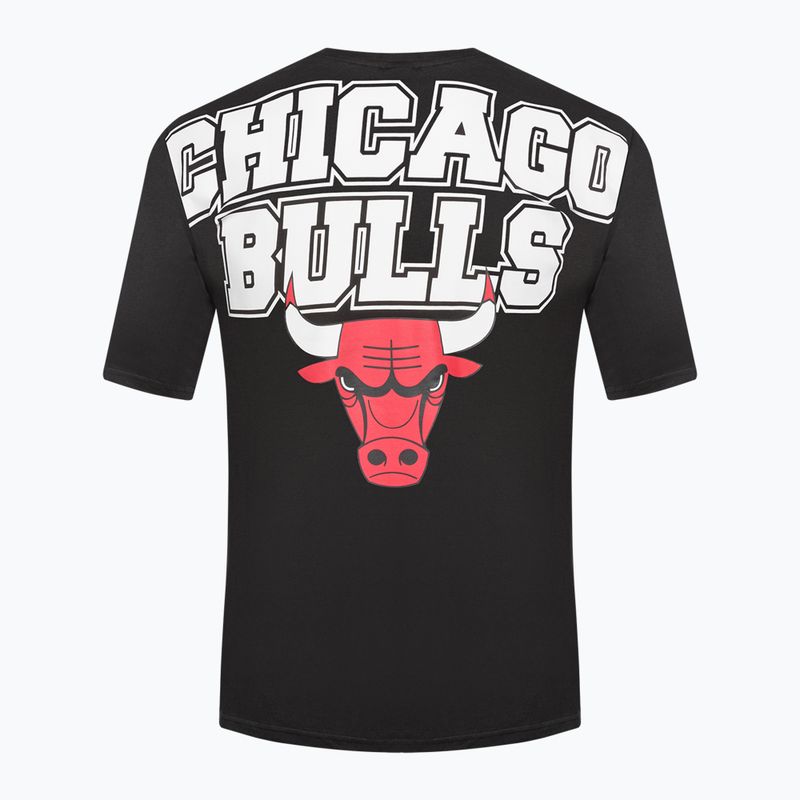 Футболка чоловіча New Era NBA Large гraphic BP OS Tee Chicago Bulls black 8