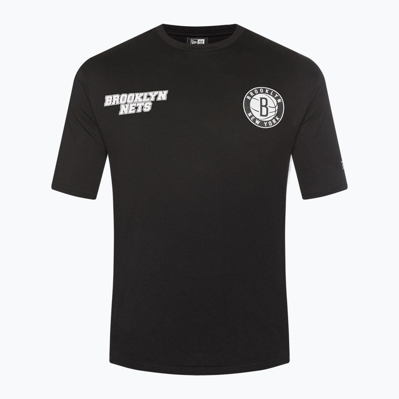 Футболка чоловіча New Era NBA Large гraphic BP OS Tee Brooklyn Nets black 7