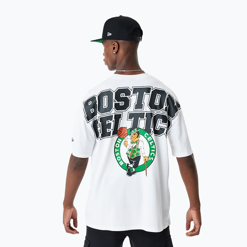 Футболка чоловіча New Era NBA Large гraphic BP OS Tee Boston Celtics white 3