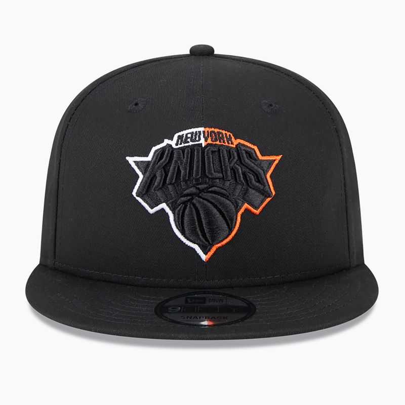 Бейсболка New Era Split Logo 9Fifty New York Knicks black 3