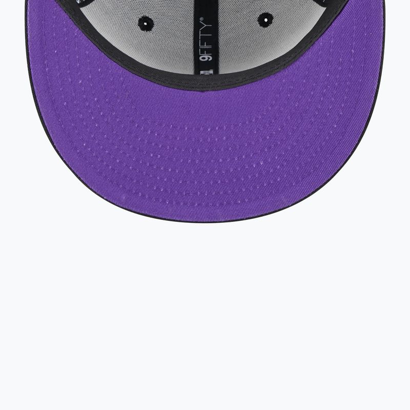 Бейсболка New Era Split Logo 9Fifty Los Angeles Lakers black 5