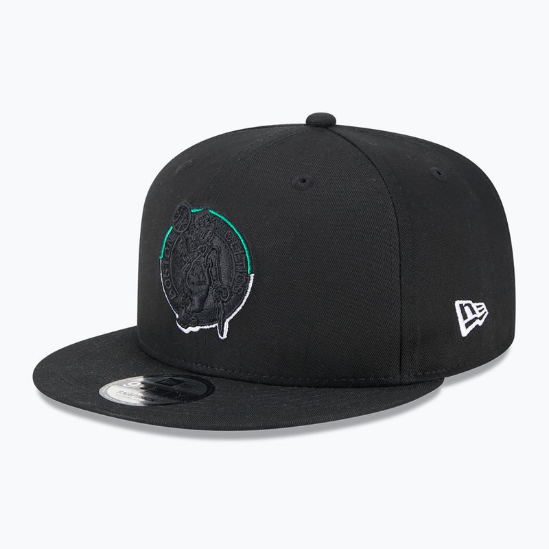 Бейсболка New Era Split Logo 9Fifty Boston Celtics black 2
