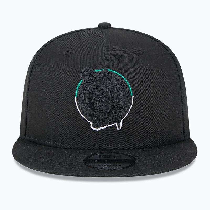 Бейсболка New Era Split Logo 9Fifty Boston Celtics black 3
