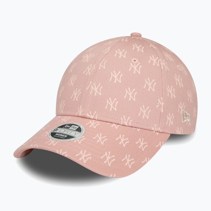 Жіноча бейсболка New Era Monogram 9Forty New York Yankees пастельно-рожева 2