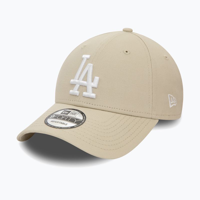 Чоловіча бейсболка New Era бічна нашивка 9Forty Los Angeles Dodgers світло-бежева 3