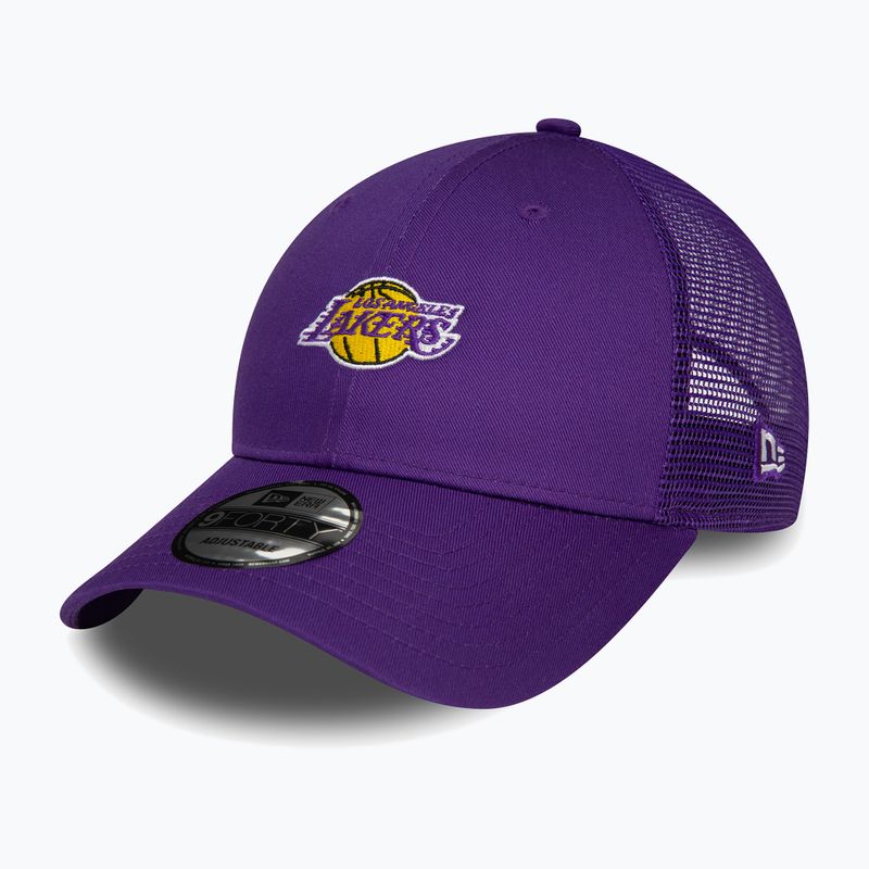 Чоловіча бейсболка New Era Home Field 9Forty Trucker Los Angeles Lakers фіолетова 2