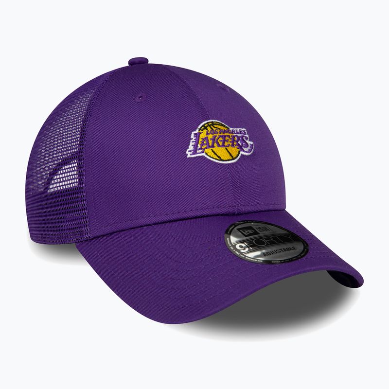 Чоловіча бейсболка New Era Home Field 9Forty Trucker Los Angeles Lakers фіолетова