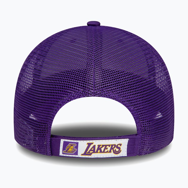 Чоловіча бейсболка New Era Home Field 9Forty Trucker Los Angeles Lakers фіолетова 4