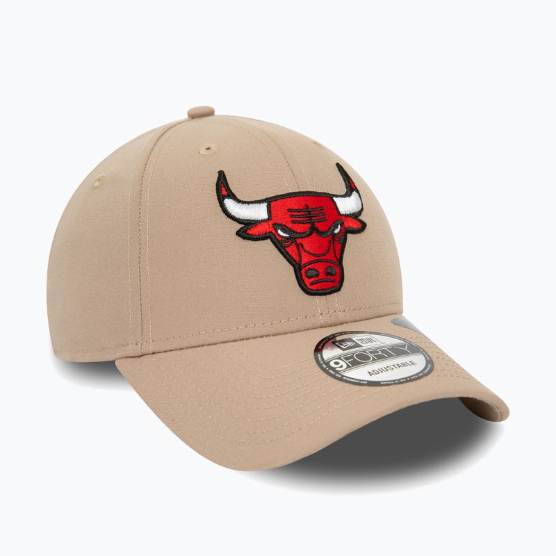 Чоловіча бейсболка New Era Repreve 9Forty Chicago Bulls пастельно-коричнева 3