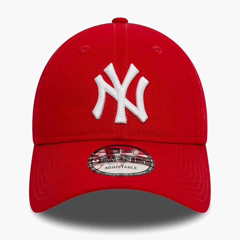 Бейсболка New Era League Essential 9Twenty New York Yankees червона 3