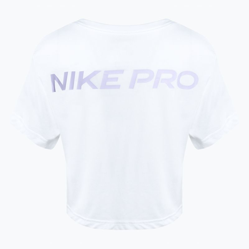 Футболка тренувальна жіноча Nike Dri-Fit Pro white 2