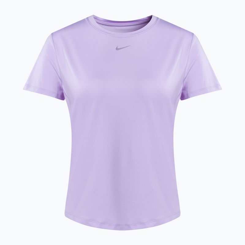 Футболка жіноча Nike One Classic Dri-Fit lilac bloom/black