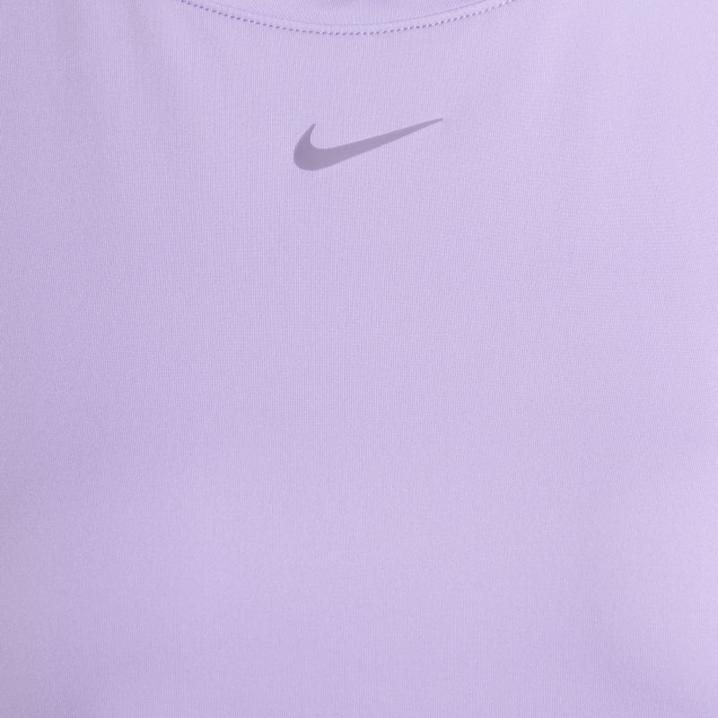 Футболка жіноча Nike One Classic Dri-Fit lilac bloom/black 3