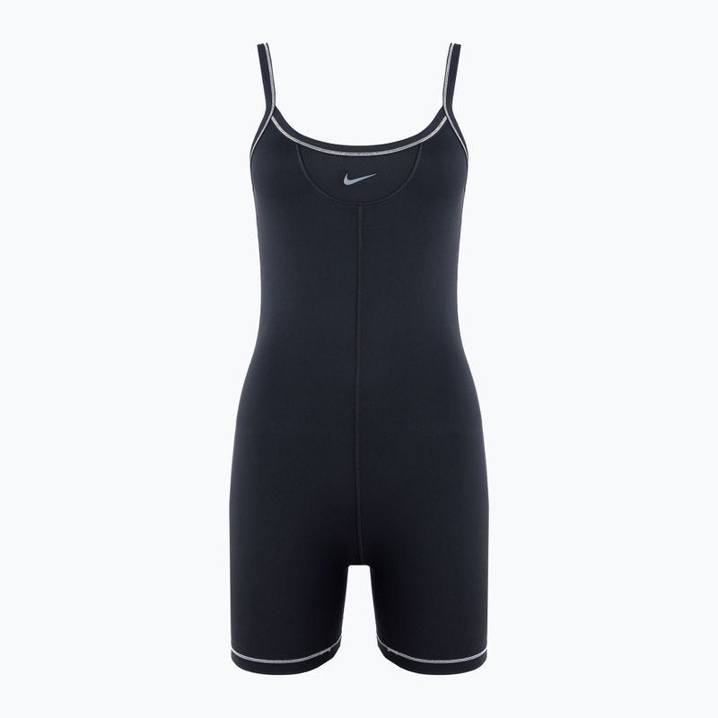 Комбінезон жіночий Nike One Dri-FIT Short black/light orewood brown/cool grey