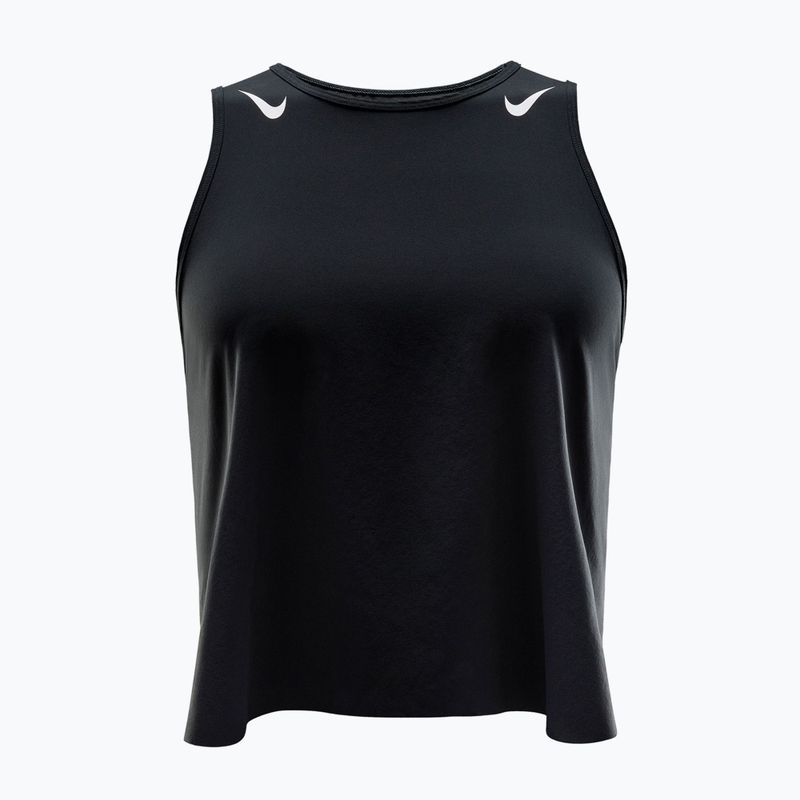 Футболка для бігу жіноча Nike AeroSwift Dri-Fit ADV Cropped Tank Top black/white 7