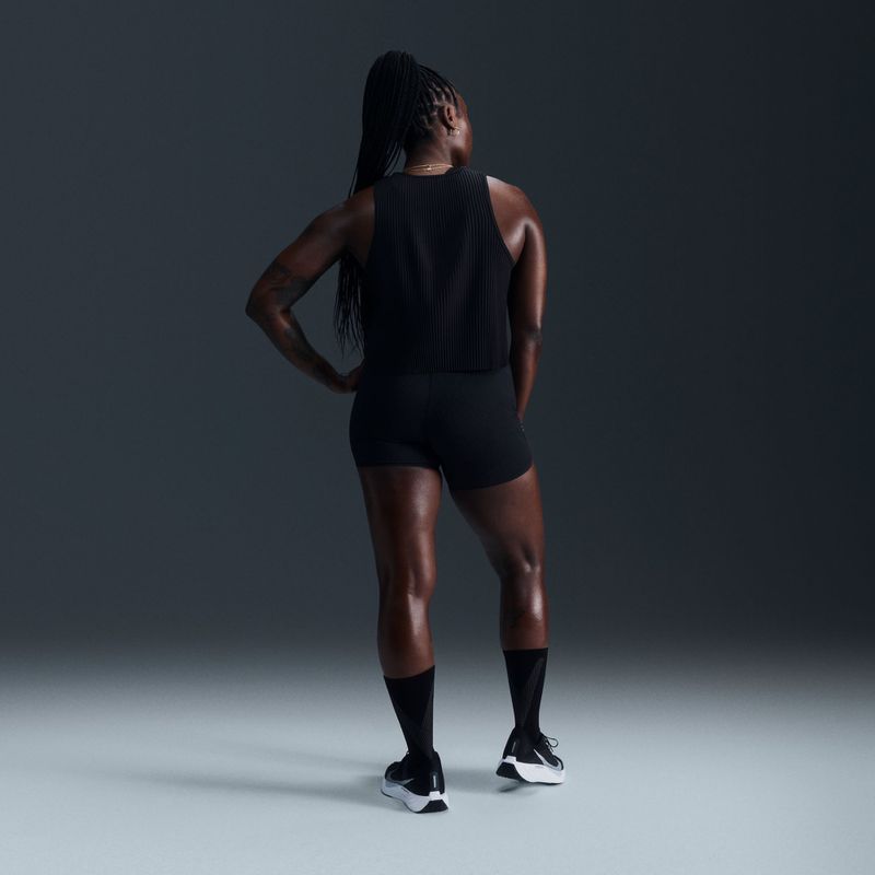 Футболка для бігу жіноча Nike AeroSwift Dri-Fit ADV Cropped Tank Top black/white 9