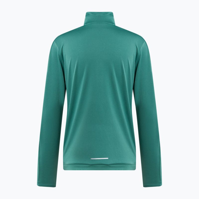 Кофта для бігу жіноча Nike Swoosh Dri-FIT 1/4-Zip Mid bicoastal/vapor green 2