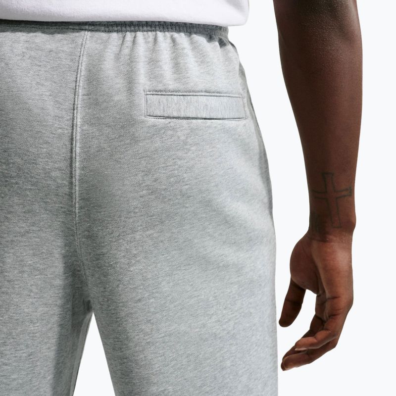 Штани чоловічі Nike Club French Terry Joggers dark grey heather/light smoke grey/white 6