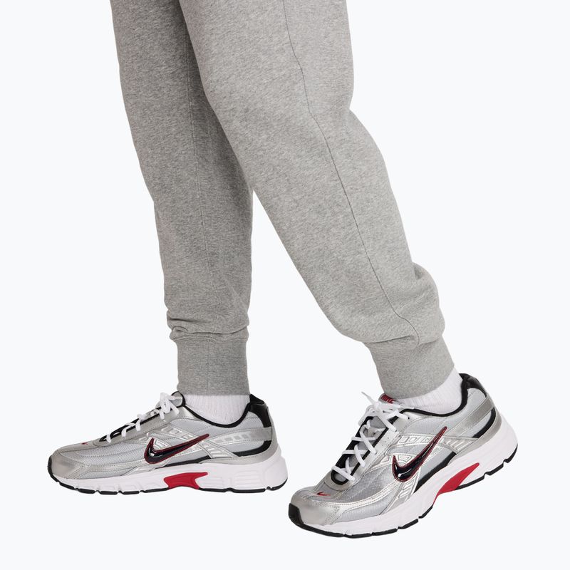 Штани чоловічі Nike Club French Terry Joggers dark grey heather/light smoke grey/white 7