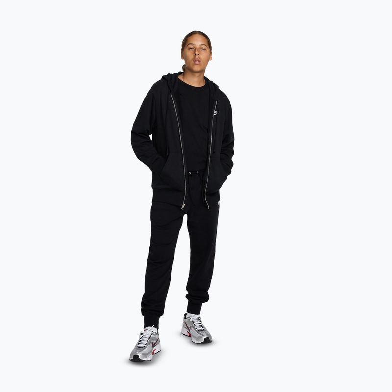 Штани чоловічі Nike Club French Terry Joggers black/black/white 2