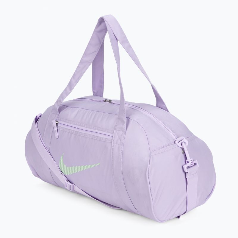 Сумка тренувальна жіноча Nike Gym Club 24 л lilac bloom/lilac bloom/vapor green 2