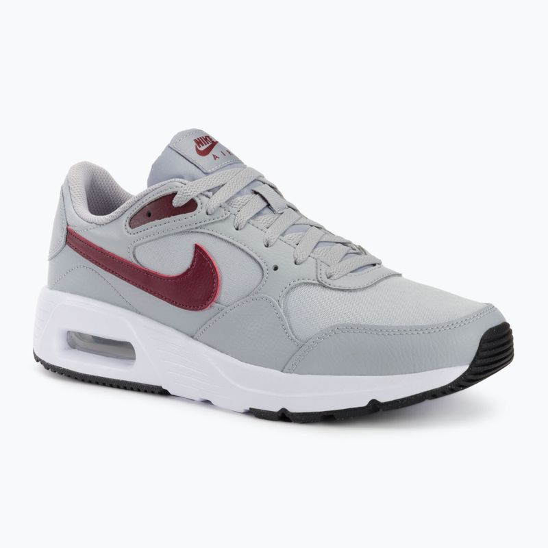 Кросівки чоловічі Nike Air Max Sc wolf grey / burgundy crush / white / dark team red