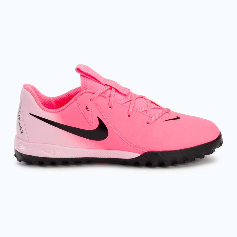 Кросівки футбольні дитячі Nike Phantom GX II Academy TF FJ2608-600 sunset pulse/black 2