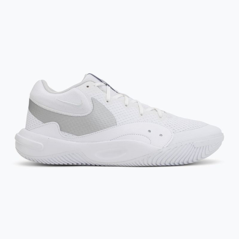 Кросівки волейбольні Nike Hyperquick Court Flight white/photon dust/metallic silver 2