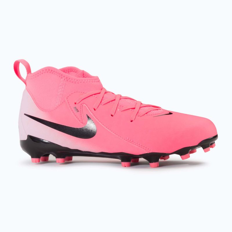 Кросівки футбольні дитячі Nike Phantom Luna II Academy FG/MG Junior sunset pulse / black 2