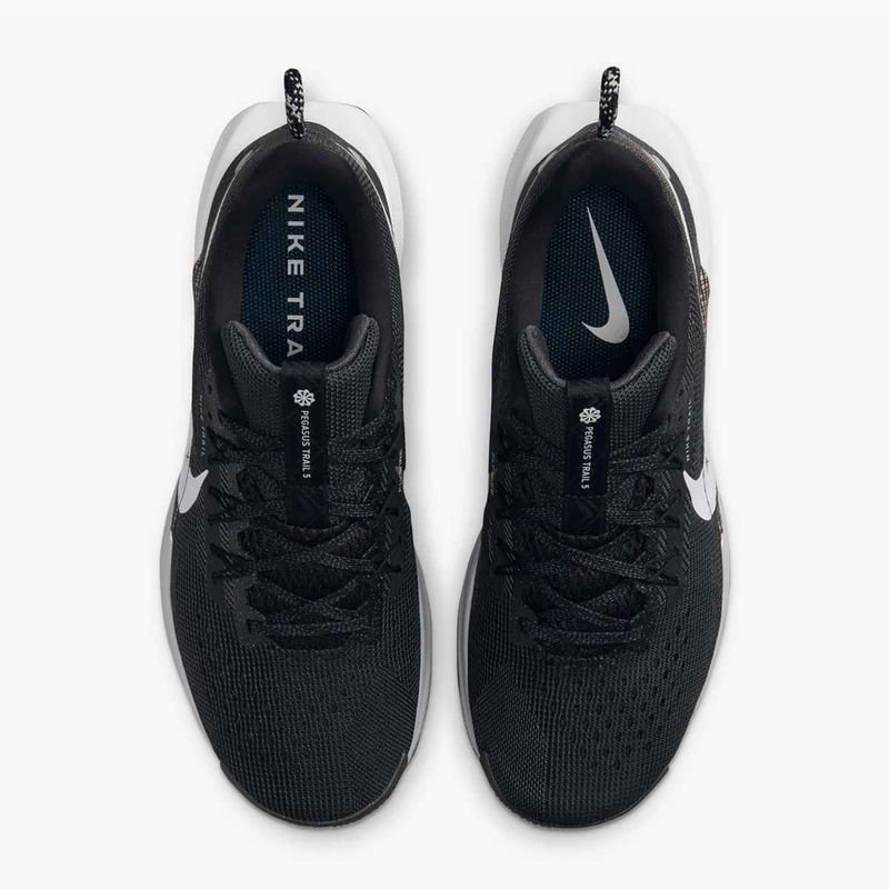 Кросівки для бігу жіночі Nike Pegasus Trail 5 black / white / anthracite / wolf grey 7