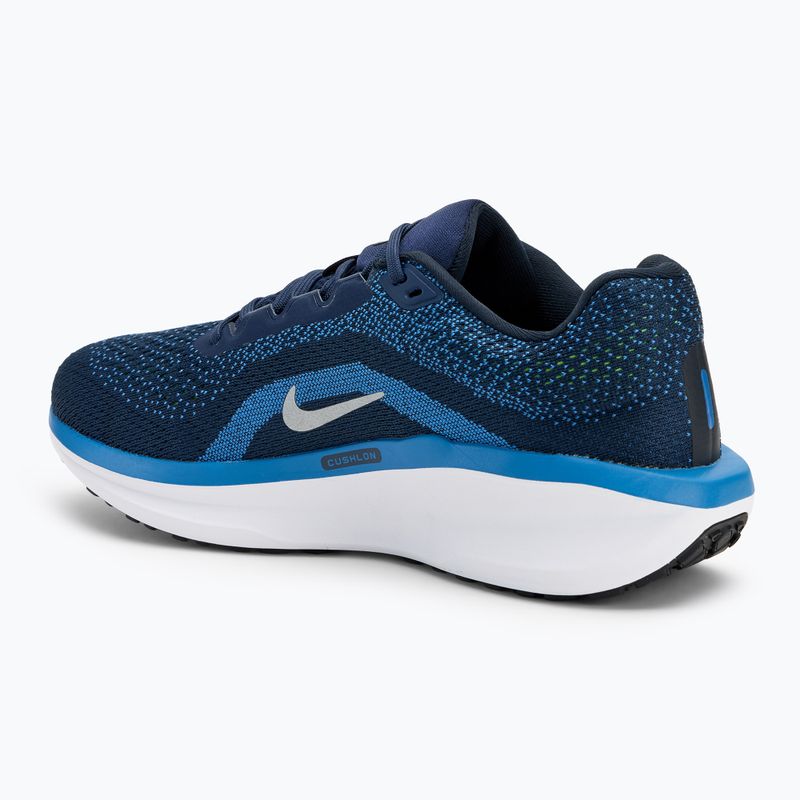 Кросівки для бігу чоловічі Nike Winflo 11 midnight navy/white star blue 3