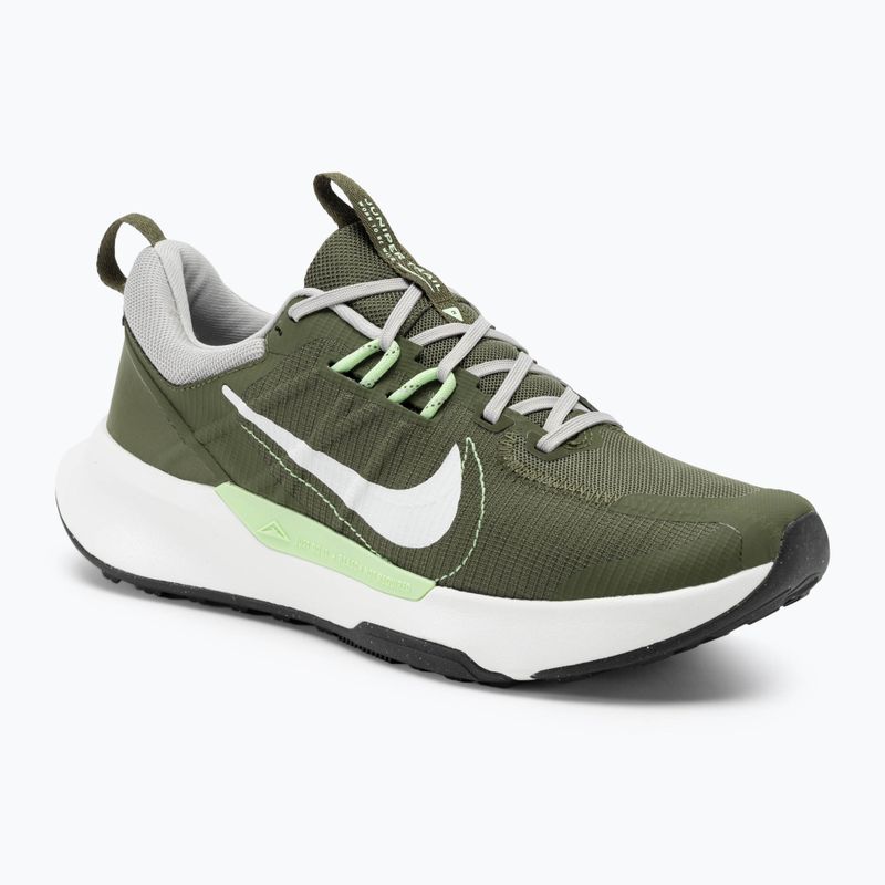 Кросівки для бігу чоловічі Nike Juniper Trail 2 Next Nature medium olive/light iron/lilac bloom/summit white