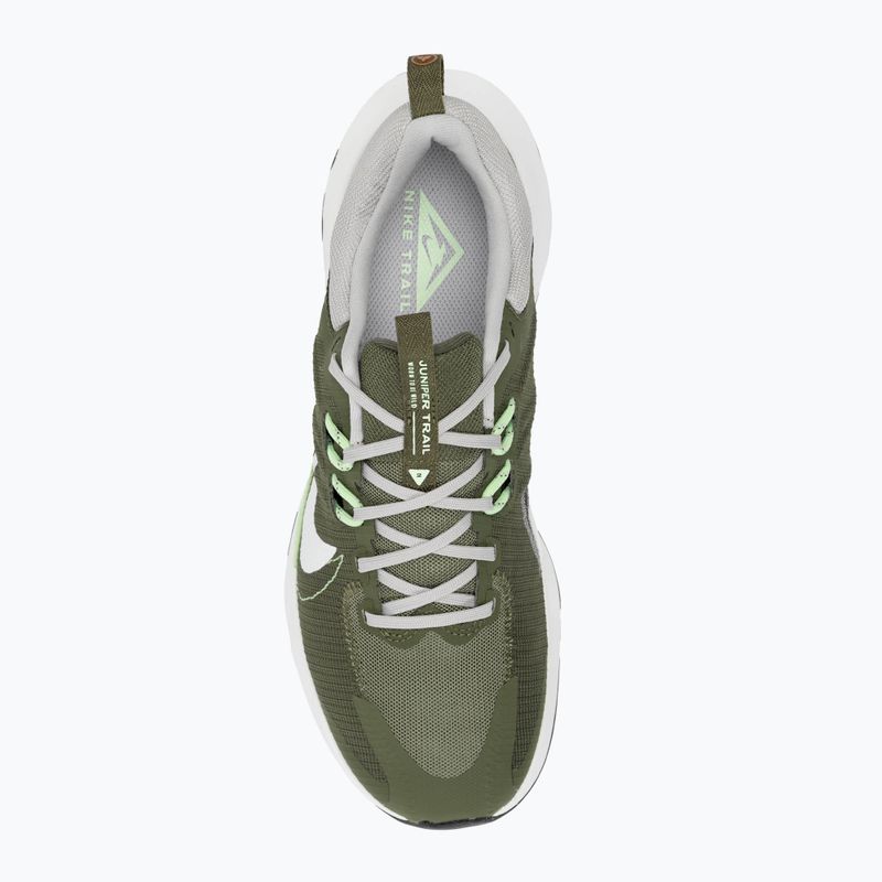 Кросівки для бігу чоловічі Nike Juniper Trail 2 Next Nature medium olive/light iron/lilac bloom/summit white 5