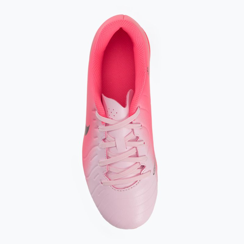 Кросівки футбольні дитячі Nike Tiempo Legend 10 Club FG/MG pink foam/black 5