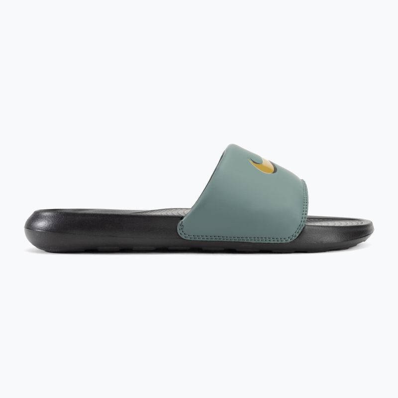 Шльопанці чоловічі Nike Victori One Slide black/vintage green/bronzine 2